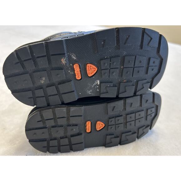 Nike Air Max Goadome Toddler Size 7C ACG Boots Shoes Black 311569 001 Lace Up - Picture 5 of 7